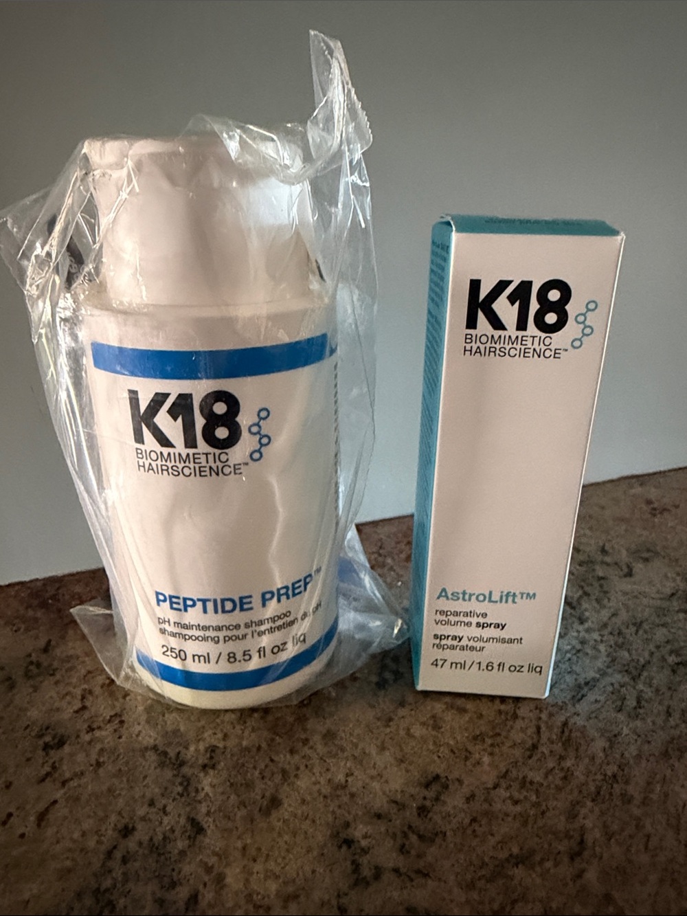 K18 Peptide Prep + AstroLift Hair Care Duo New